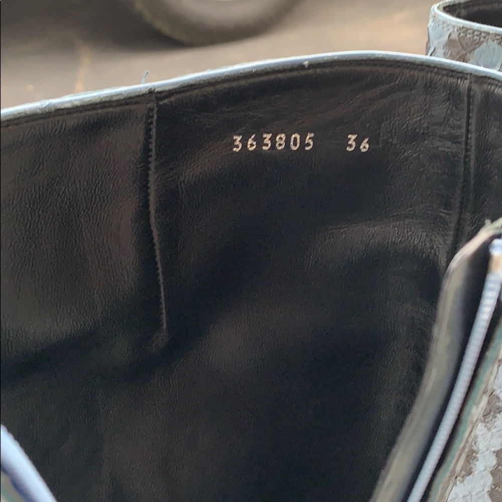 Gucci python leather boots - Picture 4 of 5